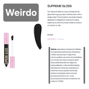 Jeffree Star Supreme Gloss in "Weirdo"